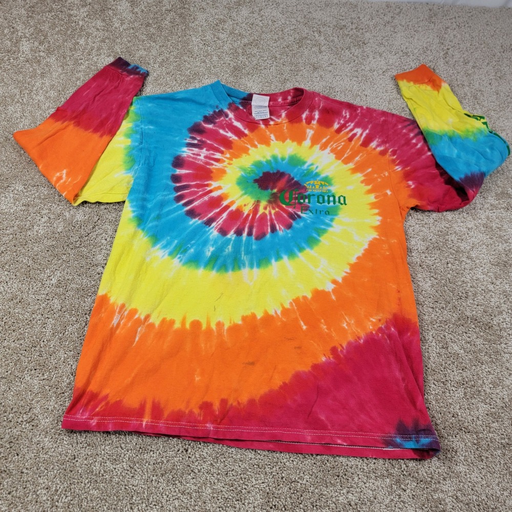 Corona Extra Tie Dye Long Sleeve Graphic T-Shirt Delta Pro Beer Sz Lg
Read